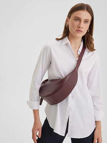 Сумка кожаная LEA Marsala - фото - 5