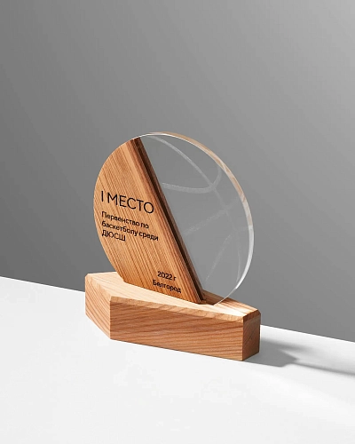 Награда спортивная в форме мяча NN-2