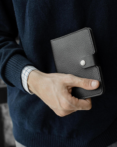 Портмоне для автодокументов FULLER DRIVE Black Grain