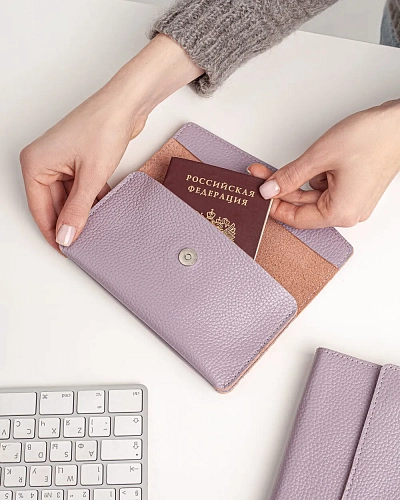 Женский кошелек кожаный ROWENA Pastel - фото - 3