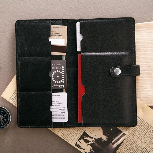 Бумажник кожаный CLASSIC Black Бумажник кожаный CLASSIC Black - фото - 3