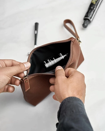 Кожаный несессер CRUISE Hazel - фото - 3