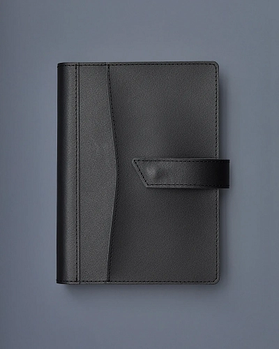 Кожаный ежедневник HAROLD Black - фото - 3