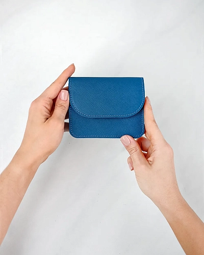 Мини кошелек кожаный AMO Sapphire - фото - 1