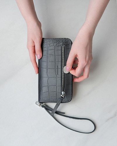 Кошелек на молнии MONTERRO Cayman с ремешком на руку - фото - 5