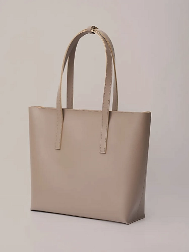 Кожаная сумка шоппер STELLA ZIP Coffee - фото - 1