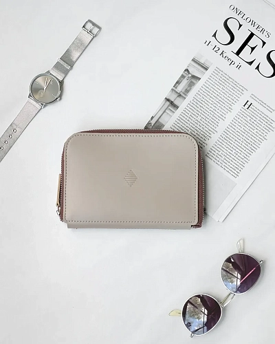 Кошелек на молнии PORTLAND Coffee - фото