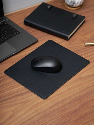 Кожаный коврик для мыши SQUARE Black