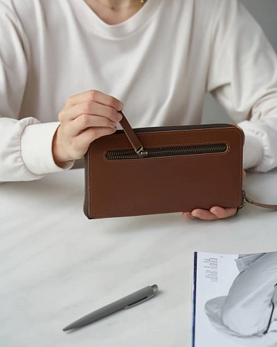 Кошелек на молнии MONTERRO Candy с ремешком на руку - фото - 5