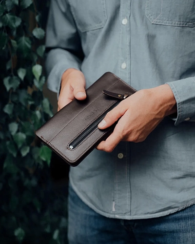 Кошелек мужской ROVER CUT Brown - фото - 4