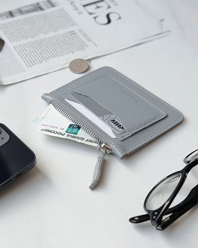 Мини кошелек кожаный SPIRIT Iron - фото - 2