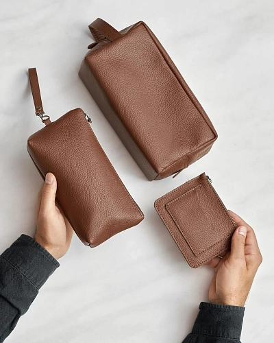 Кожаный несессер CRUISE Hazel - фото - 4