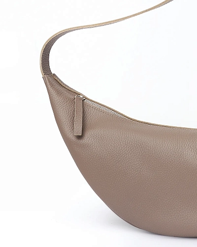 Сумка кожаная LEA Beige - фото - 1