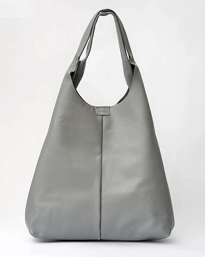 Кожаный шоппер MIA Iron - фото - 8