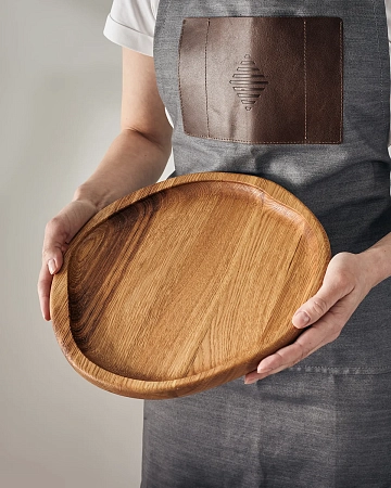 Деревянная тарелка KUTUR M Oak