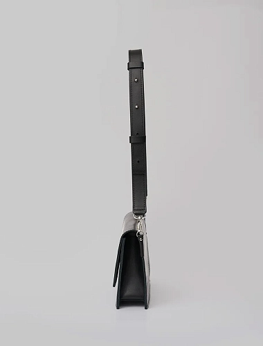 Сумка кроссбоди кожаная IRMA Black - фото - 9