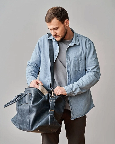 Кожаная дорожная сумка BAGGAGE Pool - фото - 1