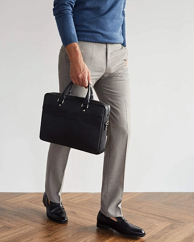 Мужская кожаная сумка STERLING Black