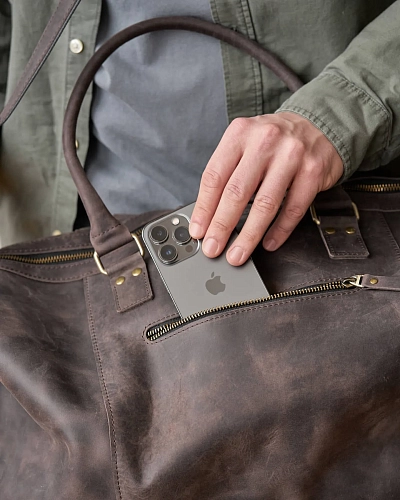 Кожаная дорожная сумка BAGGAGE Rodeo - фото - 11