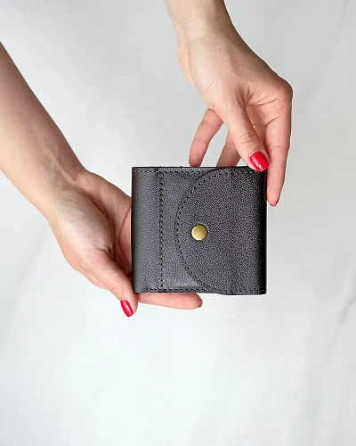 Кожаный кошелек LUNAR Brown - фото - 4