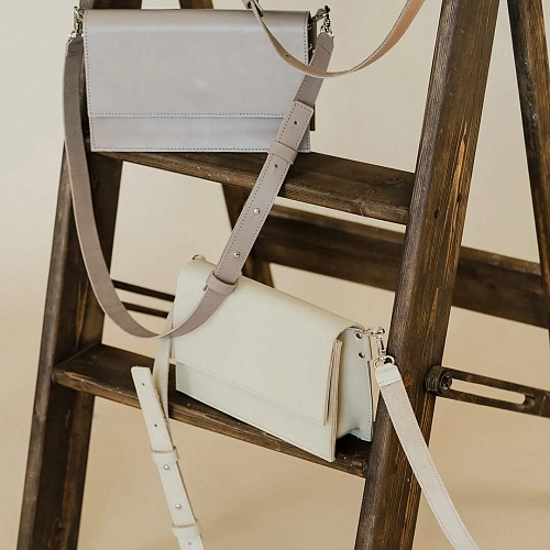 Сумка кроссбоди кожаная IRMA Coffee - фото - 9